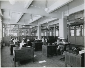 Billing and entering office, 1917