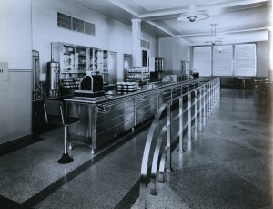 Cafeteria, Building 9, Kodak Heights, 1948 