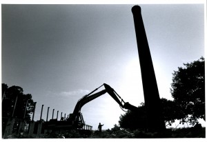 Chimney demolition, 2005 