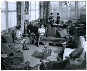 Ladies Lounge, Building 9, Kodak Heights, 1964 