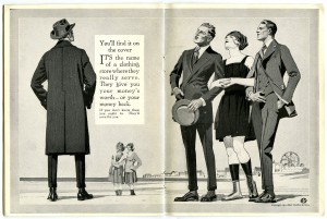 From Hart, Schaffner & Marx Stylebook for Men, Young Men & Boys, Spring and Summer, 1920.