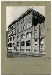 Canadian Kodak Co., Ltd. Headquarters (1901-1917), 588 King Street West, Toronto, frontal view.