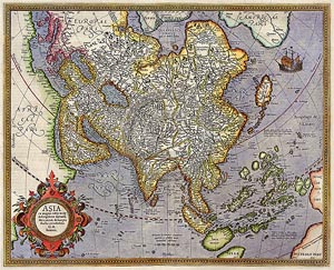 Map of Asia from the University of Washington's Asian Language and Literature Home Page